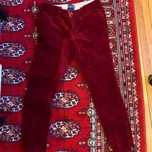 Ralph Lauren Maroon Corduroys. Size 4
